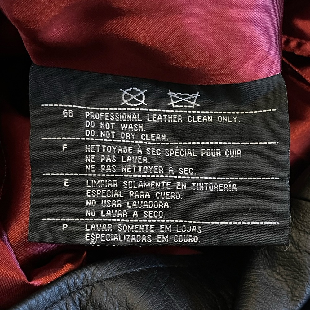 Vintage Harley-Davidson Black Leather modular dress size 12 - Picture 14 of 14